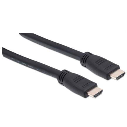 Cable Manhattan Hdmi Alta Velocidad Ethernet M-M 10M Color Negro - 353977 FullOffice.com