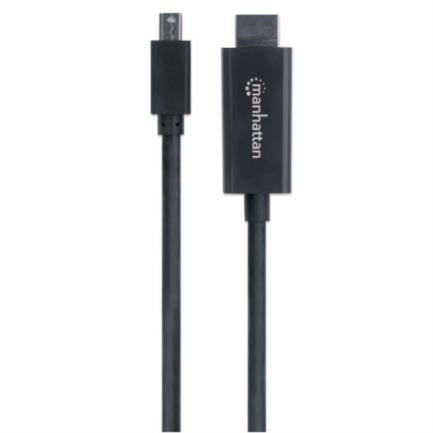 Cable Manhattan Mini Displayport A Hdmi 1080P 1.8M Color Negro - 153232 FullOffice.com