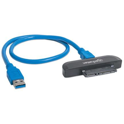 Adaptador Manhattan USB 3.0 a HDD SATA 2.5" Super Velocidad - MANHATTAN - CONVERTIDOR USB - FullOffice.com