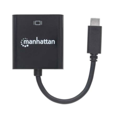 Convertidor Manhattan Video Usb-C 3.1 A Vga-H Color Negro - 151771 FullOffice.com
