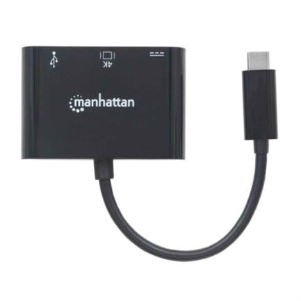 Docking Manhattan Usb-C A Hdmi Multipuertos Color Negro - 152037 FullOffice.com