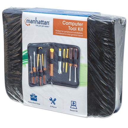 Kit Herramientas Manhattan Básico Para Computadora 13 Pzas - 400077 FullOffice.com