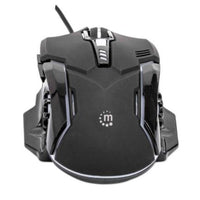 Mouse Manhattan Gaming Óptico Led 6 Botones Color Negro - 179256 FullOffice.com