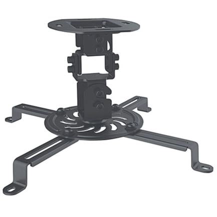 Soporte Manhattan Proyector Básico 13.5 Kg Montaje Techo Movimiento Articulado Color Negro - 461184 FullOffice.com