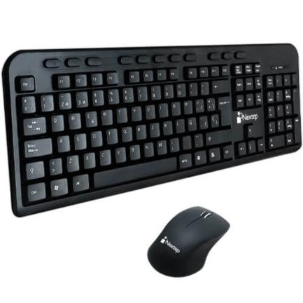 Nextep NE-415 teclado Ratón incluido Universal RF inalámbrico Negro