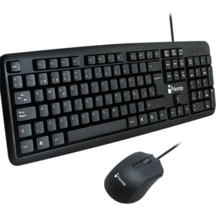 Nextep NE-416 teclado Ratón incluido Universal USB Negro, Gris