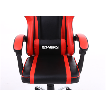 Silla Gamer Ergonómica Dragón Xt Modelo Falkor Color Rojo-Negro - Ne-462R FullOffice.com