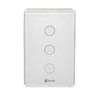 Interruptor Nextep Smart De Luz Pared Táctil Triple Control Wi-Fi FullOffice.com