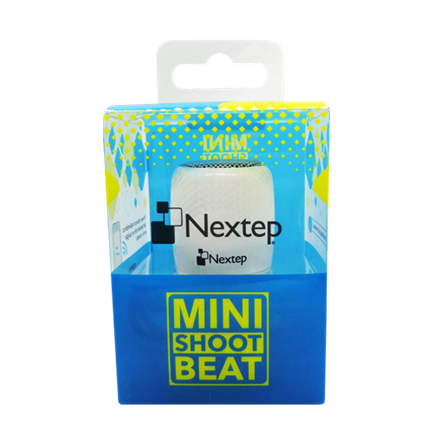 Mini Bocina Nextep Bluetooth Manos Libres Con Botón Para Selfies Color Blanco - Ne-401 FullOffice.com