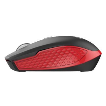 Mouse Nextep Inalámbrico Recargable Switch Encendido 1600 Dpi Color Negro-Rojo - Ne-413Nr FullOffice.com