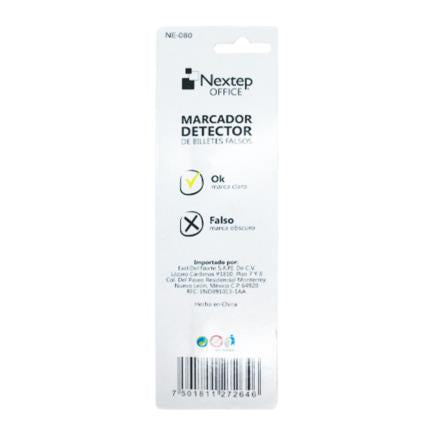 Marcador Nextep Detector De Billetes Falsos - Ne-080 FullOffice.com