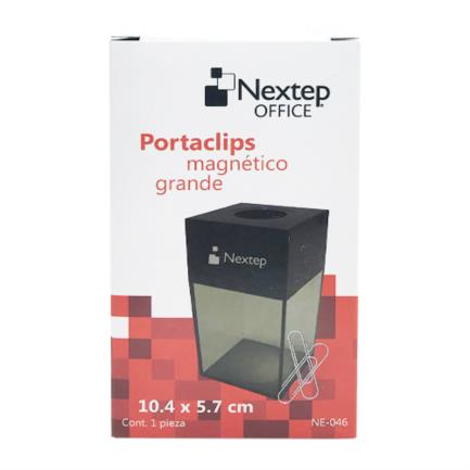 Portaclips Nextep Magnético Grande 10.4 Cm Para 500 Clips - Ne-046
