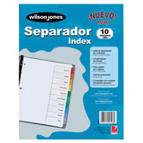 Separador Wilson Jones 10 Divisiones Economico - P1347 FullOffice.com