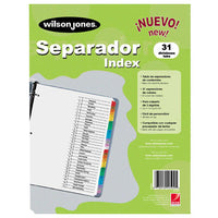 Separador Wilson Jones 31 Divisiones Economico - P1366 FullOffice.com