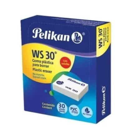 Borrador Pelikan Ws-30 Lapiz Blanco C/30 - Ws-30 FullOffice.com