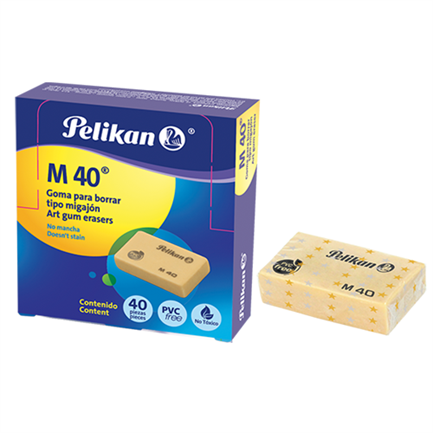 Goma Pelikan De Migajon M40 Caja C/40 Piezas - 6150401 FullOffice.com