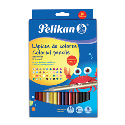 Colores Pelikan De Madera C/36 - 30330302 FullOffice.com