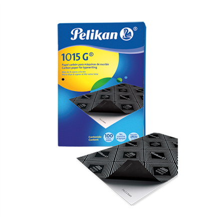Papel Carbon Pelikan 1015 Negro Carta C/100 Hojas - 10150217 FullOffice.com