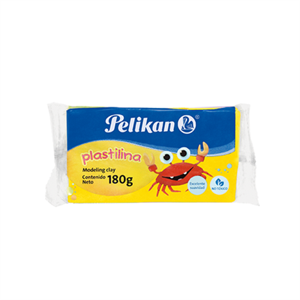 Plastilina Marketa Pelikan Amarilla 180 Grs - 6700105 FullOffice.com