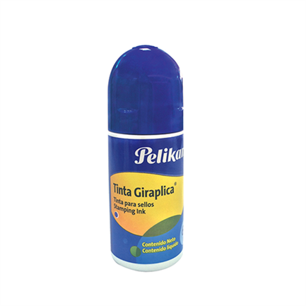 Tinta Para Sellos Pelikan Gira Aplica 60Ml Color Azul - 14420009