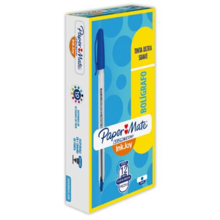 Boligrafo Papermate Kilometrico Azul 1.0Mm C/12 - 17490113531 FullOffice.com