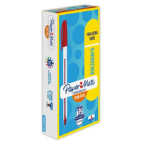 Boligrafo Papermate Kilometrico Rojo 1.0Mm C/12 - La3532 FullOffice.com
