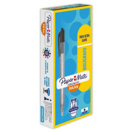 BOLIGRAFO KILOMETRICO RETRACTIL NEGRO 1.0 C/12 - PAPERMATTE - BOLIGRAFOS - FullOffice.com