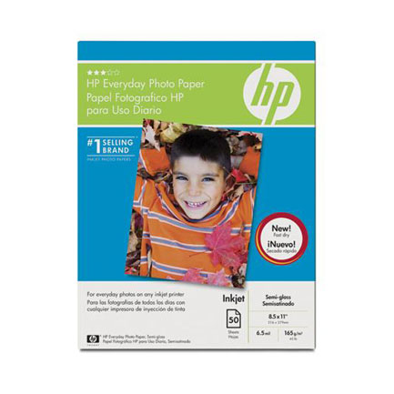 Papel Hp Everyday Semi Gloss Photo Paper A 50Hjs - Q8723A