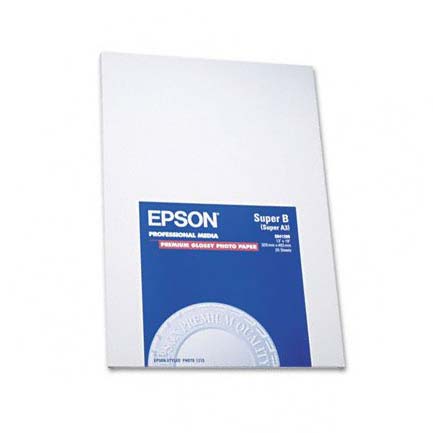 Papel Epson 13"X19" Super B Fotografico Premium Satinado C/2 - S041289