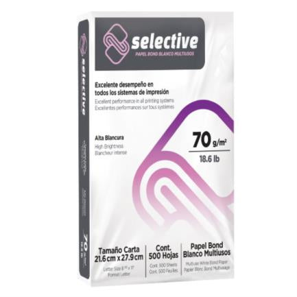 Papel Cortado Scribe Selective Carta 99% Blancura 70Grs C/5000 Hojas - 4793 FullOffice.com