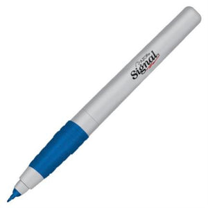 Marcador Permanente Signal Ultrafino Color Azul C/12 Pzas - 37003 FullOffice.com