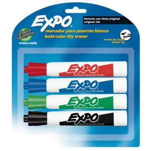 Marcador Sanford Expo 83074 Caja C/4 Cincel Pizarron Blanco - 83074 FullOffice.com