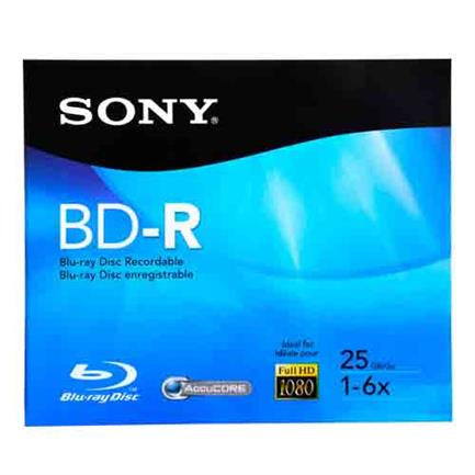 Bluray Sony Grabable 6X 25Gb 1 Capa - Bnr25R3H/2 FullOffice.com