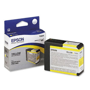 Epson T580400 cartucho de tinta 1 pieza(s) Original Amarillo, Tinta a base de pigmentos