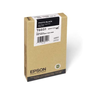 Epson Cartucho T603100 negro foto Cartucho de Tinta Tinta a base de colorante Impresión por inyección de tinta Stylus Pro 7880/9880/7800/9800 1 pieza(s)