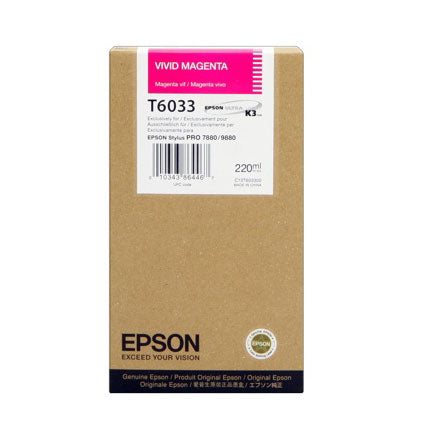 Tinta Epson Stylus Pro 7880/9880 Magenta Vivid - T603300