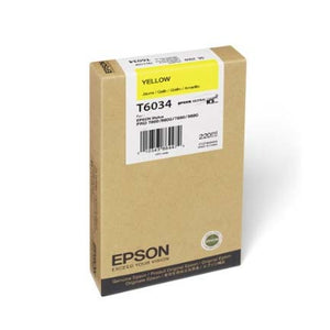 Epson T6034 cartucho de tinta 1 pieza(s) Original Amarillo, Tinta a base de pigmentos, 220 ml