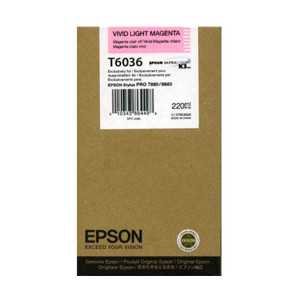 Tinta Epson Stylus Pro 7880/9880 Magenta Vivid Ligth - T603600