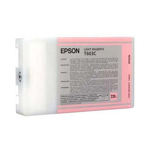Epson T603C cartucho de tinta 1 pieza(s) Original Magenta claro, Tinta a base de pigmentos, 220 ml
