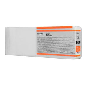 Epson Cartucho T636A00 naranja Cartucho de Tinta Tinta a base de pigmentos Impresión por inyección de tinta Stylus Pro 7890/7900/WT7900/9xx0 1 pieza(s)