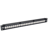 Panel Conexiones Tripp Lite Rj45 Ethernet De Alimentación Cat6A 24 Puertos En 1U Para Instalación En Rack - N254-024-6A FullOffice.com