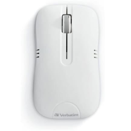 Mouse Verbatim Serie Commuter Óptico Inalámbrico P/Notebooks Color Blanco Mate - 99768 FullOffice.com