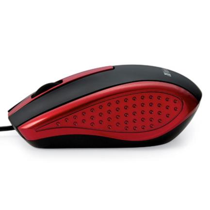 Mouse Óptico Verbatim Con Cable Color Negro-Rojo - 99742 FullOffice.com