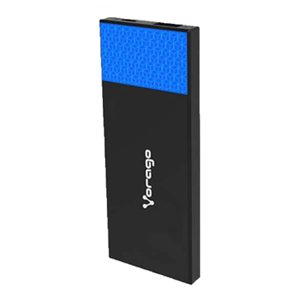 Power Bank Vorago Pb-200 3800 Mah 1 Usb  Negro/Azul - Pb-200-Bl FullOffice.com