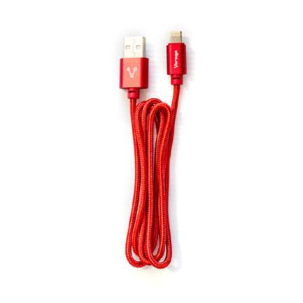 Cable Vorago Cab-209 Dual Micro Usb/Lightning Rojo 1M Bolsa - Cab-209 Rojo FullOffice.com