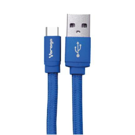 Cable Vorago Cab-123 Usb-Tipo C  1 Metro Carga Rapida Azul - Cab-123-Bl FullOffice.com