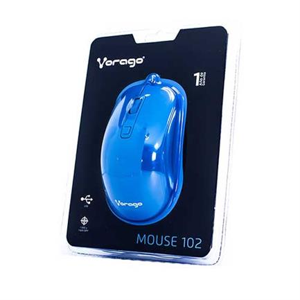 Mouse Vorago Mo-102 Azul Optico Alambrico 1000/1600 Dpis Us - Ac-415873-3
