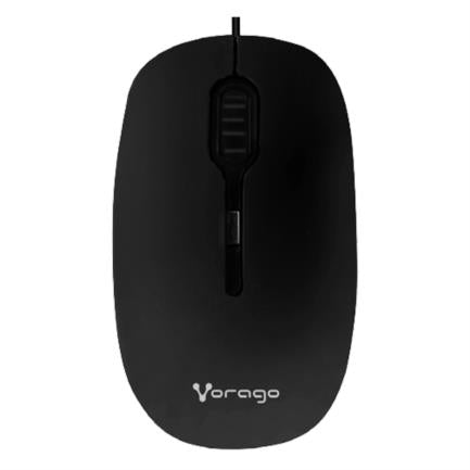 Mouse Vorago Mo-100 Óptico Alámbrico Usb 800/1200Dpi Color Negro - Mo-100 FullOffice.com