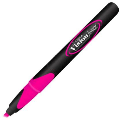 Marcador Resaltador Visión Junior Color Rosa Fluorescente C/12 Pzas - 2800Rs FullOffice.com