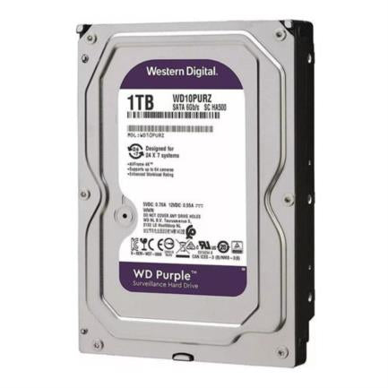 Disco Duro Western Digital Purple 1Tb Sata 6Gbs 3.5" 64Gb 5400Rpm Videovigilancia - Wd10Purz